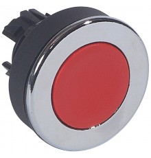 Скрытая головка с утопленным толкателем  30 - Osmoz - для компл. - с пружинным возвратом - без подсв. - IP 66 - красный  023814  Legrand