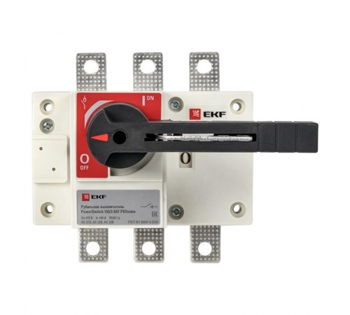 Рубильник-выключатель 160A 3P c рукояткой управления для прямой установки PowerSwitch  psds-160-3  EKF