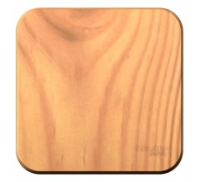 Blanca Ясень О/У с изолирующей пластиной Ясень Выключатель 1-клавишный с самовозвратом, 10А, 250В  BLNCA101015  SE