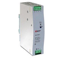 Блок питания на дин рейку 75Вт,Uвх ~ 220 В AC, Uвых - 12 В DC постоянного тока DR-E-75W-12 EKF