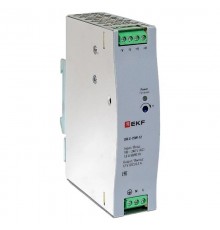 Блок питания на дин рейку 75Вт,Uвх ~ 220 В AC, Uвых - 12 В DC постоянного тока DR-E-75W-12 EKF