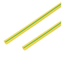 Термоусадочная трубка 20/10 мм, желто-зеленая, упаковка 10 шт. по 1 м  55-2007  PROconnect
