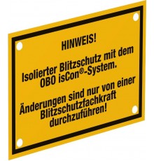 Указательная табличка (isCon HWS)  5408058  OBO Bettermann