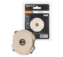 TV розетка оконечная шампань, "Байкал"   SQ1819-0511  TDM