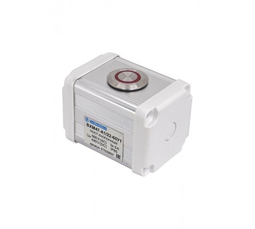 BXM47-A1/22-65У1 (1 красная цилиндрическая кнопка (1C1NO1NC)), пост управления  (ЭТ)   ET020097   Электротехник