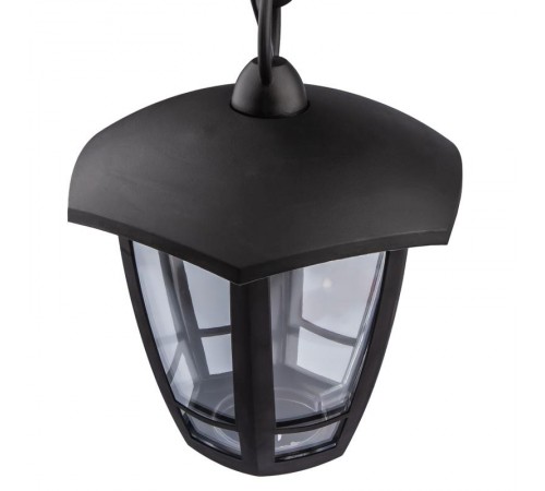 Светильник садово-парковый 6-гранный черный подвесной E27 IP44(У1) НСУ 07-40-002 "Марсель 1" (8/48)  Б0051194  ЭРА