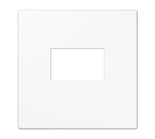 Плата для USB-зарядных устройств без видимого винта; термопласт; белый  LS1969USBWW  Jung