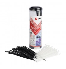 Набор хомутов черно-белых "Зима" (600 шт.): 2,5х100, 3,6х200, 3,6х280 FlexLock PROxima  plc-fl-set-wi  EKF