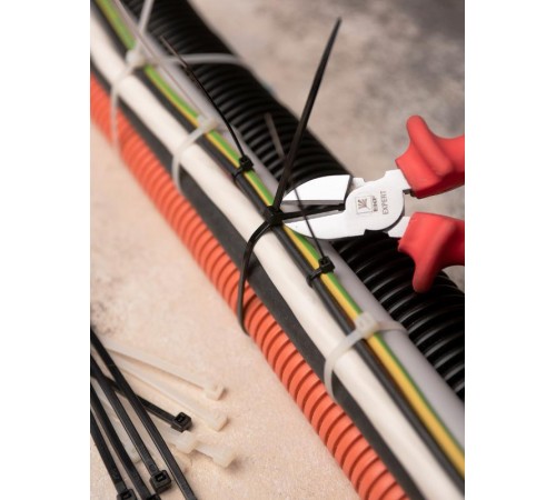 Набор хомутов черно-белых "Зима" (600 шт.): 2,5х100, 3,6х200, 3,6х280 FlexLock PROxima  plc-fl-set-wi  EKF