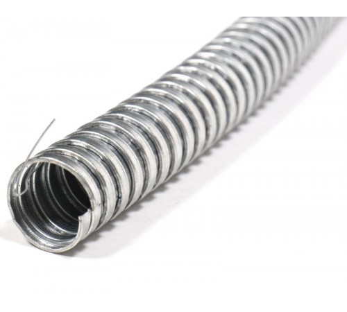 Металлорукав Р3-Ц 25 (20 м/уп.) с протяжкой DIY  zeta43205  ГОФРОМАТИК