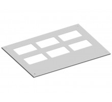 Панель верх. 2 ряда отверстий для 2/.RG6  RD26F2  ABB