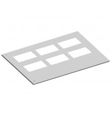 Панель верх. 2 ряда отверстий для 2/.RG6  RD26F2  ABB