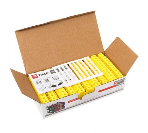 Колодка клеммная JXB-10/35 желтая EKF PROxima  plc-jxb-10/35y  EKF