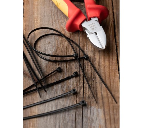 Хомут нейлоновый черный (2,5х250) (100шт.) EKF Basic  plc-cb-2.5x250  EKF