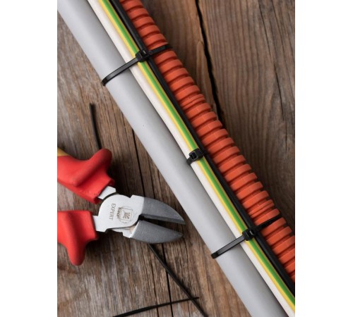 Хомут нейлоновый черный (2,5х250) (100шт.) EKF Basic  plc-cb-2.5x250  EKF