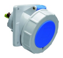 Розетка встраиваемая наклонная 32А 3р 230в 6h IP67 85х85 QC 12819 I 12819-Bals I Bals