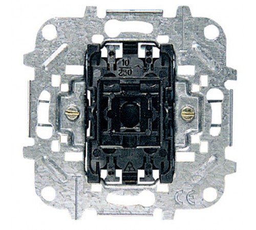 МЕХАНИЗМ 1-клавишного выключателя. 1-полюсного. 10А/250В  8101   2CLA810100A1001  ABB