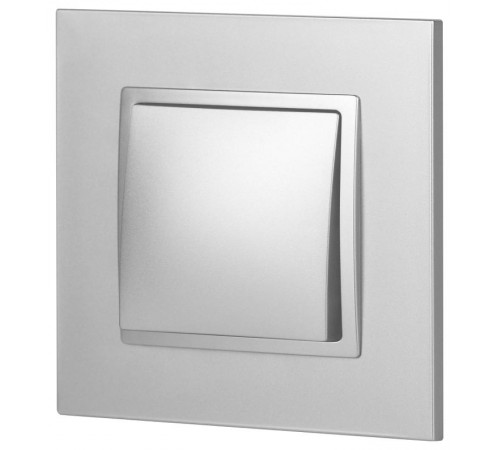 14-1108-03 Переключатель промежуточный, 10АХ-250В, IP20, Эра Elegance, алюминий  Б0034259  ЭРА