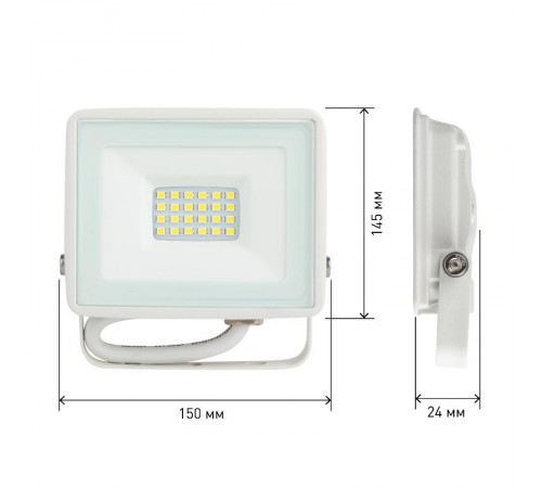 Прожектор светодиодный уличный LPR-023-W-65K-050 50Вт белый  Б0054642  ЭРА