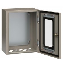 Щит с монтажной панелью ЩМП-1-0 У2 IP54 с прозрачной дверцей (395х310х220мм)  YKM11-01-54-1  IEK
