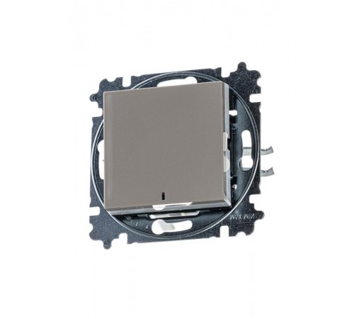 ABB Levit Кофе макиато / белый Переключатель 1-кл. с подсветкой ориентационная  3559H-A06446 18W  2CHH590646A6018  ABB