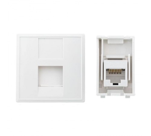 Розетка RJ45 кат. 6, 2 модуля EKF  E2MK016-135-10  EKF