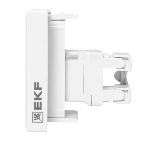 Розетка RJ45 кат. 6, 2 модуля EKF  E2MK016-135-10  EKF