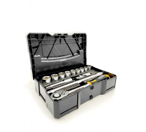 Набор метрических головок с удлиненной трещоткой Ergonic в кейсе, 13шт 05681318  05681318  Felo