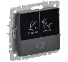 BRITE Кнопка звонка с инд. отел. 10А ВС10-1-9-БрГ граф.  BR-V14-2-10-K53  IEK