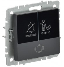 BRITE Кнопка звонка с инд. отел. 10А ВС10-1-9-БрГ граф.  BR-V14-2-10-K53  IEK