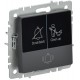 BRITE Кнопка звонка с инд. отел. 10А ВС10-1-9-БрГ граф.  BR-V14-2-10-K53  IEK