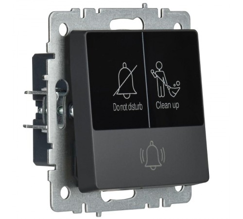 BRITE Кнопка звонка с инд. отел. 10А ВС10-1-9-БрГ граф.  BR-V14-2-10-K53  IEK