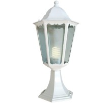 Светильник садово-парковый 6104 60W 230V E27 170*170*370мм белый  11057  FERON