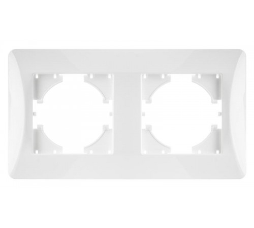 Ugra РАМКА 2-местная, цвет  белый.  С1120-001  GUSI Electric