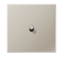 Центральная плата, 1 пост, 1 тумблер, цилиндр; металл; нержавеющая сталь; LS1912  ES12-0R1  Jung