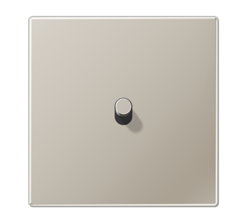 Центральная плата, 1 пост, 1 тумблер, цилиндр; металл; нержавеющая сталь; LS1912  ES12-0R1  Jung