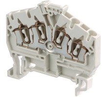 Клемма D2,5/5.I.N.4L пруж. 2.5мм.кв. син.  1SNA399070R1500  TE