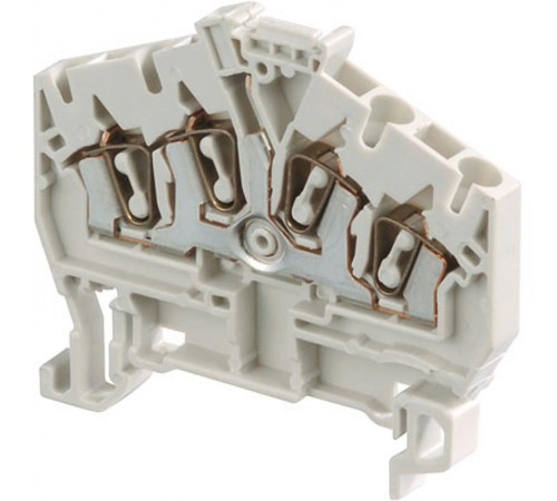 Клемма D2,5/5.I.4L пруж. 2.5мм.кв. серая  1SNA399071R0200  TE