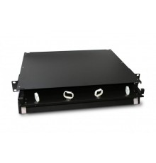 Патч-панель FO-19BX-1U-D1-3xSLT-W120H32-EMP 19"уни,пуст.кор,1U,1 выд.лот(drawer 1U),3сл(3х1),вм3 FPMпан.с ад/3 CSSопт.кас20х32мм  47739  Hyperline
