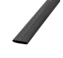 Термоусадка клеевая 24,0 / 8,0 мм, черная (1м)  26-0024  REXANT