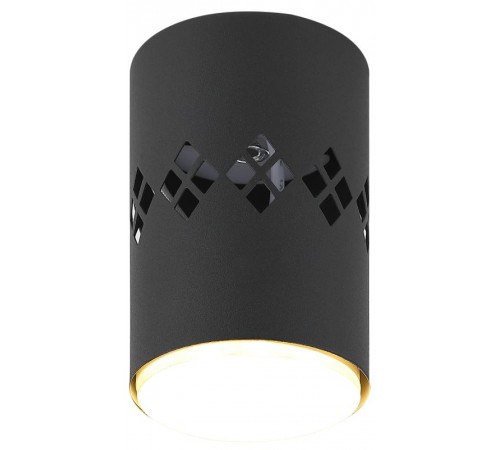 Светильник настенно-потолочный спот OL10 LD GX53 BK черный, подсветка 1 W  Б0050268  ЭРА