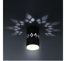 Светильник настенно-потолочный спот OL10 LD GX53 BK черный, подсветка 1 W  Б0050268  ЭРА