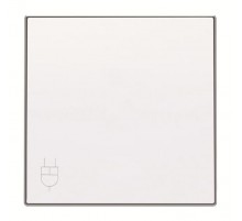 Накладка розетки с крыш.,SKY,ал.белый  2CLA858810A1101  ABB