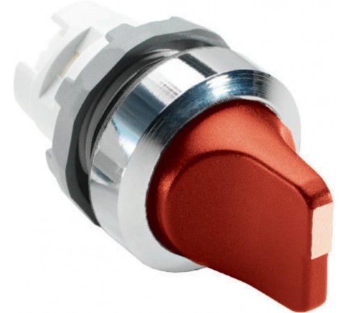 Переключатель M3SS1-20R (короткая ручка) красный 3-х позиционный без подсветки (только корпус) с фиксацией  1SFA611210R2001  ABB