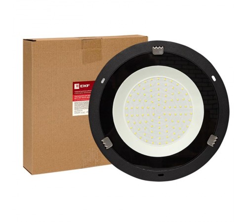 Светильник светодиодный промышленный для высоких пролетов ДСП-1101 100Вт 6500К IP65 EKF PROxima  HIL-1101-100-6500  EKF