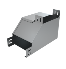 Угол вертикальный внутренний R 50х200 мм с разворотом трассы на 90 град  NLPD90-50-200-R  КМ-профиль