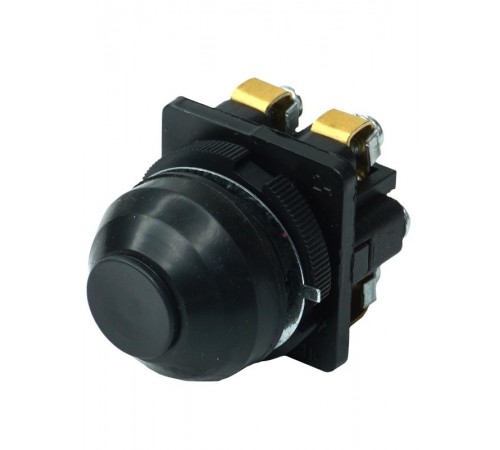 КЕ-081 У2 исп.2, черный, 1з+1р, цилиндр, IP54, 10А, 660В, выключатель кнопочный (ЭТ)  ET502364  Электротехник