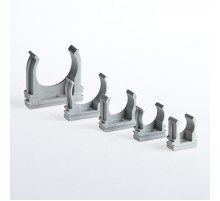 Крепеж-клипса для трубы 63мм (пластм.)  К01163  Рувинил