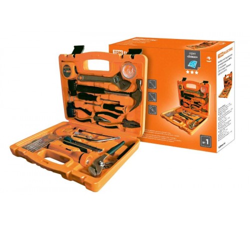 Набор инструментов универсальный №1, 21 позиция, CR-V сталь "Алмаз"  SQ1014-0101  TDM