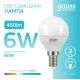 Лампа светодиодная LED 6Вт E14 220В 4100К Elementary шар  53126  Gauss